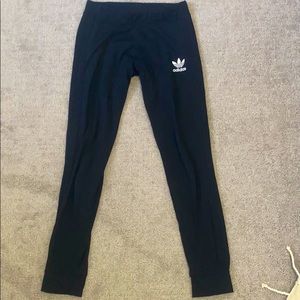 Black Adidas joggers